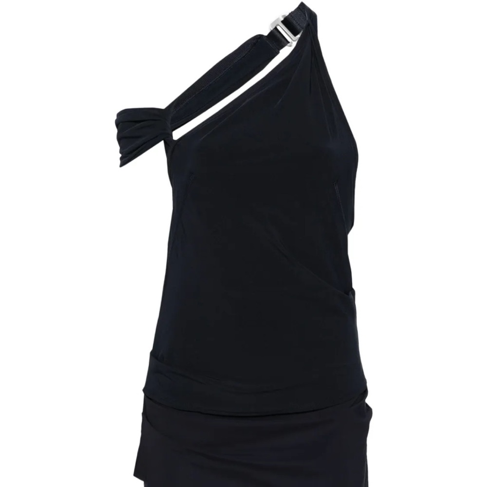 Jacquemus x Nike Black One-Shoulder Bodycon Dress